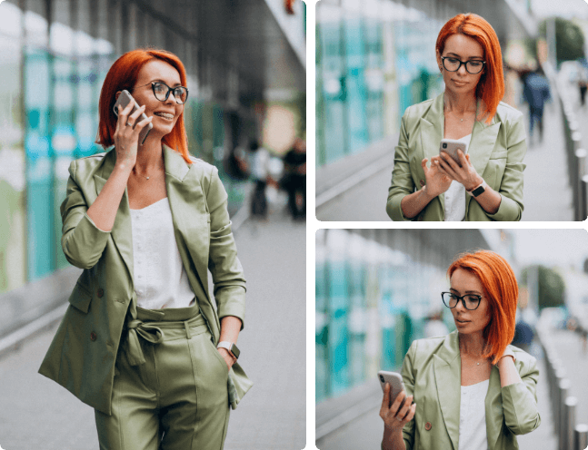 young woman talking on the phone